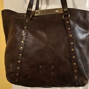 Patricia Nash Benvenuto Tote Chocolate
